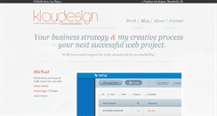 Desktop Screenshot of kloudesign.gr